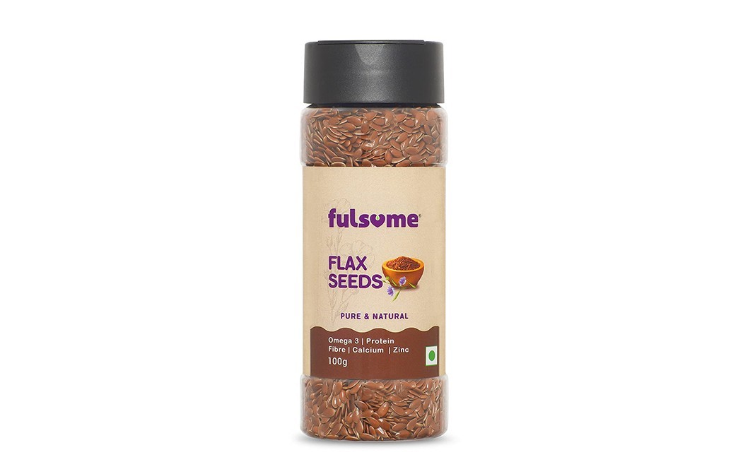Fulsome Flax Seeds    Plastic Bottle  100 grams